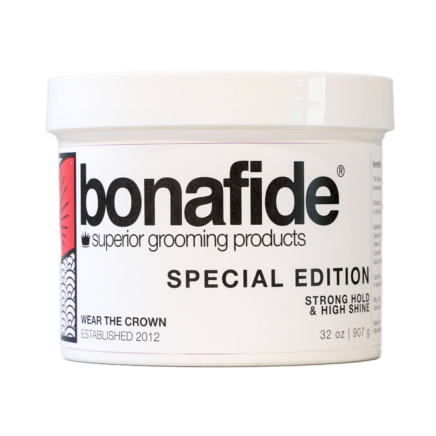【未使用】32oz ボナファイド SPECIAL EDITION グリース ボナファイドポマード スペシャルエディション｜最強ホールドの水性